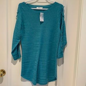 NWT turquoise sweater